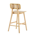 Bari Indoor Wood Barstool