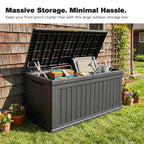 260 Gallon Large Outdoor Storage XXL Deck Box