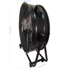 24 In. Heavy Duty Metal Industrial Drum Fan