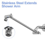 16-Inch Stainless Steel Shower Arm Extension