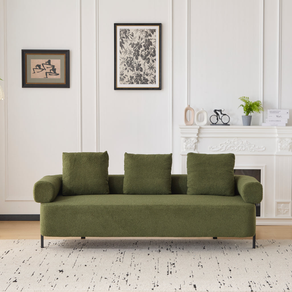 78" Modern 3-Seater Sofa