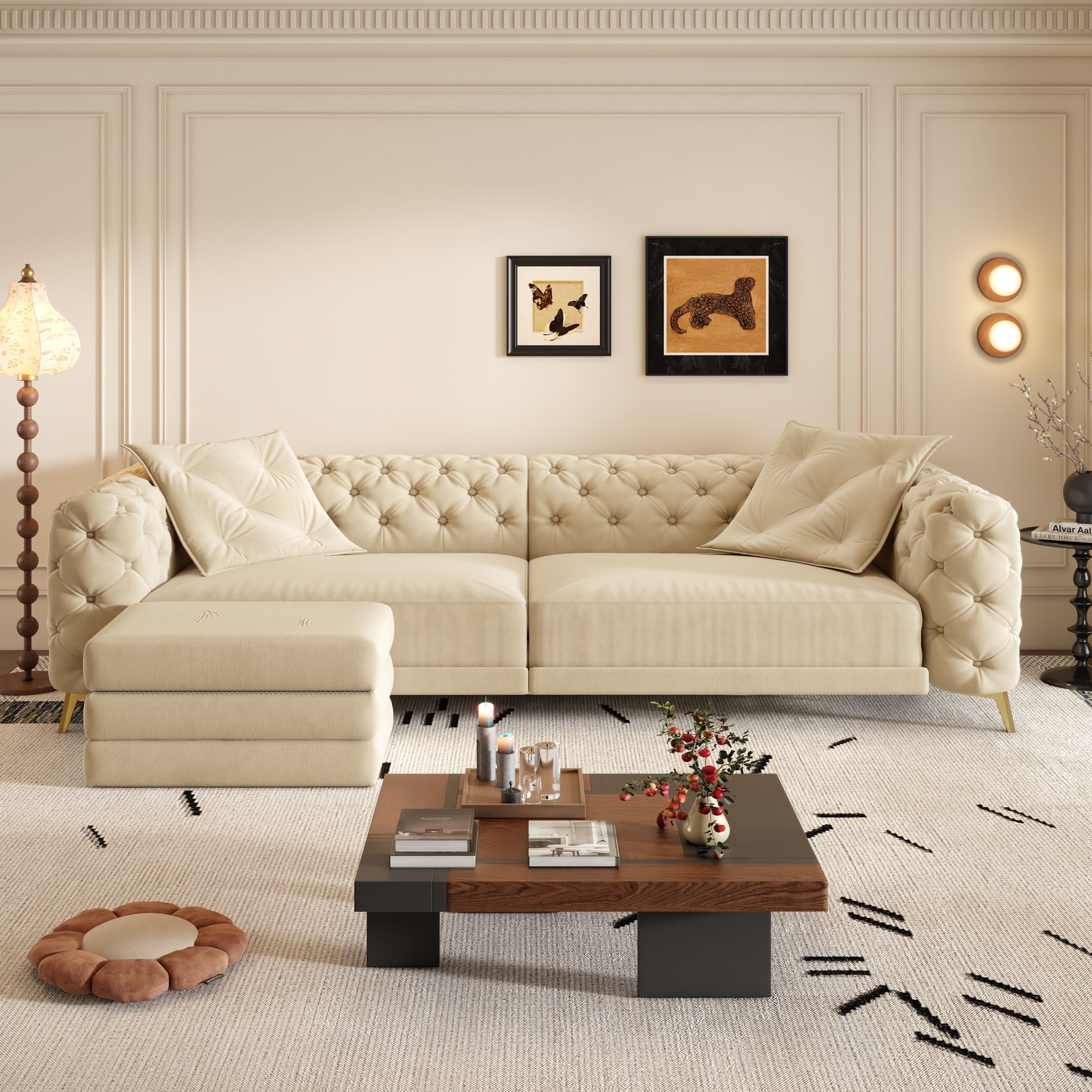 3-in-1 Convertible Sleeper Sofa