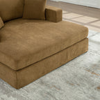 56.3" Wide Extra-Large Sofa Bed, Chenille