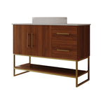 36" Modern Bathroom Vanity with Ceramic Vessel Sink