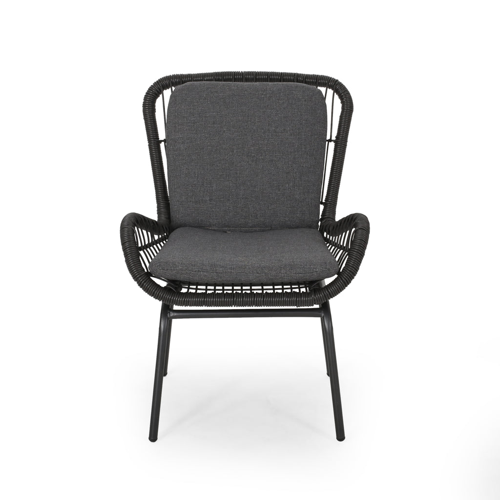 Mccaskill Patio Chair with Cushions (Set of 2)
