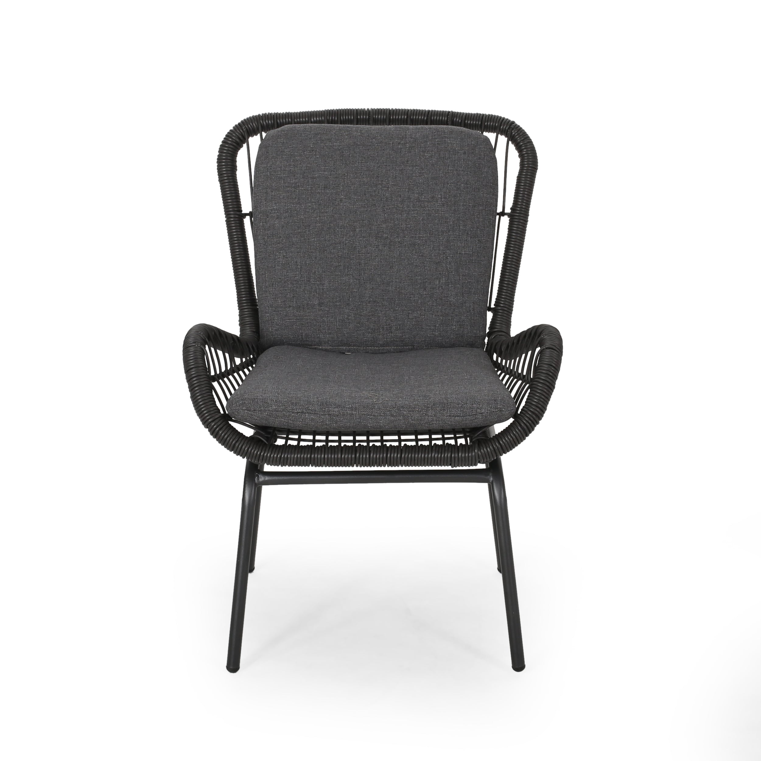 Mccaskill Patio Chair with Cushions (Set of 2)