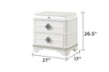 Laguna Modern Style 2-Drawer Nightstand
