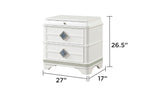 Laguna Modern Style 4 Pc Queen Upholstered Bedroom Set