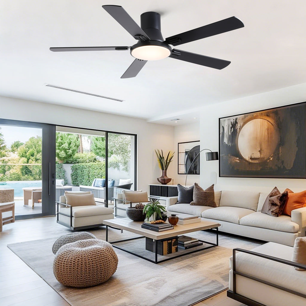52 Inch Modern Minimalism Ceiling Fan