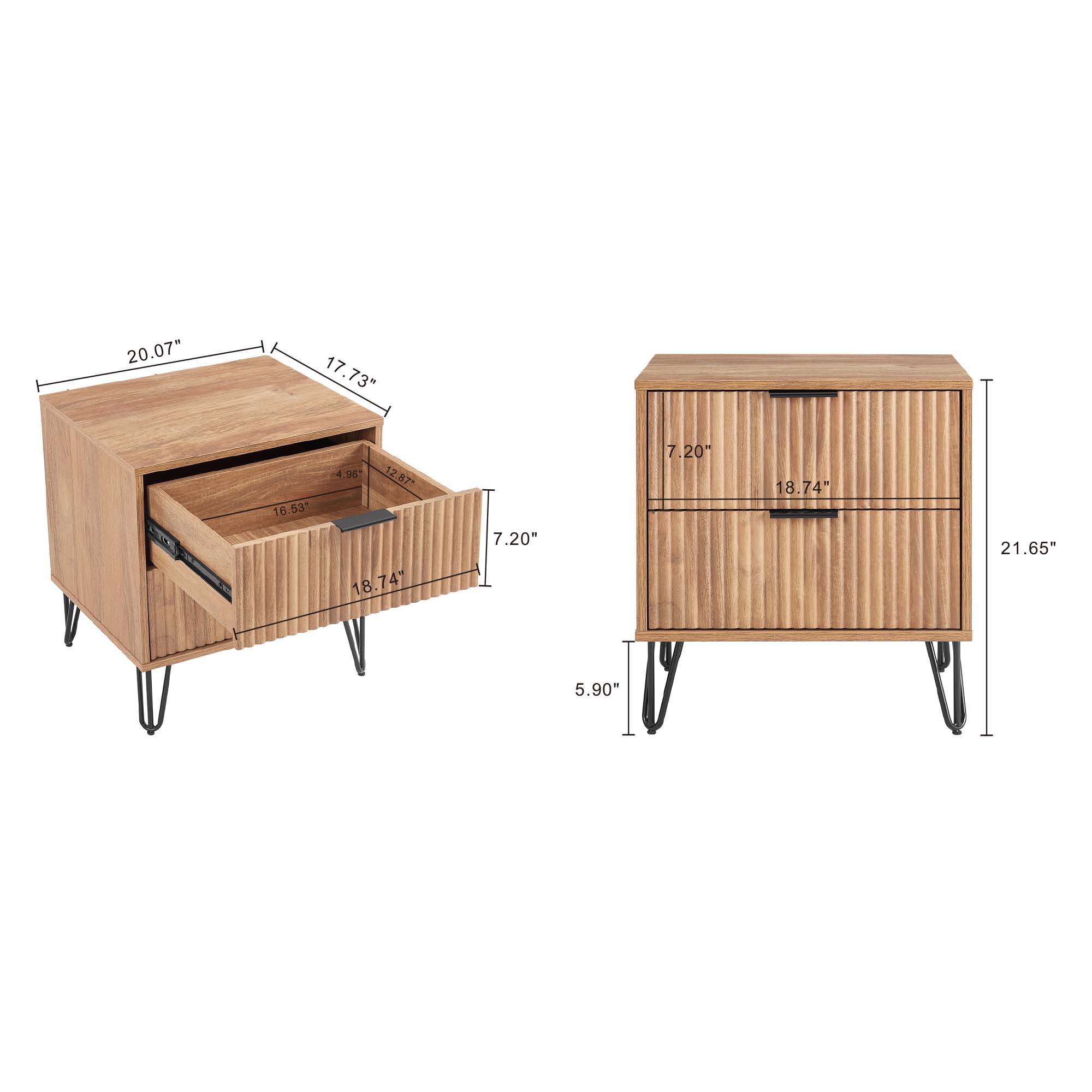 Dumbo - Nightstand With 2 Drawers