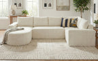 140.5" Oversized Modular Cloud Sectional Sofa