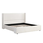 Elegant Wingback Bed