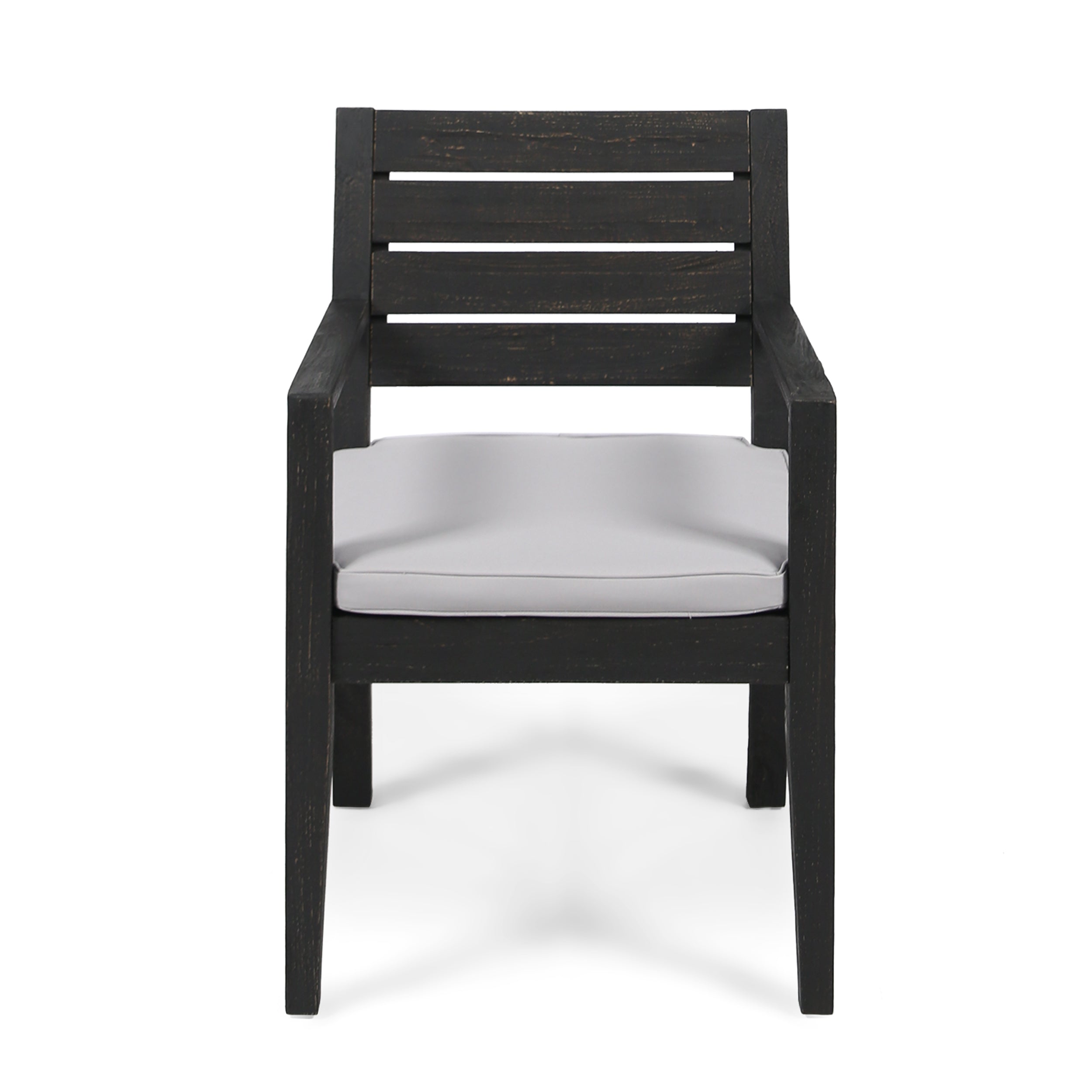 Outdoor 6-Seater Acacia Wood Dining Set with Bench