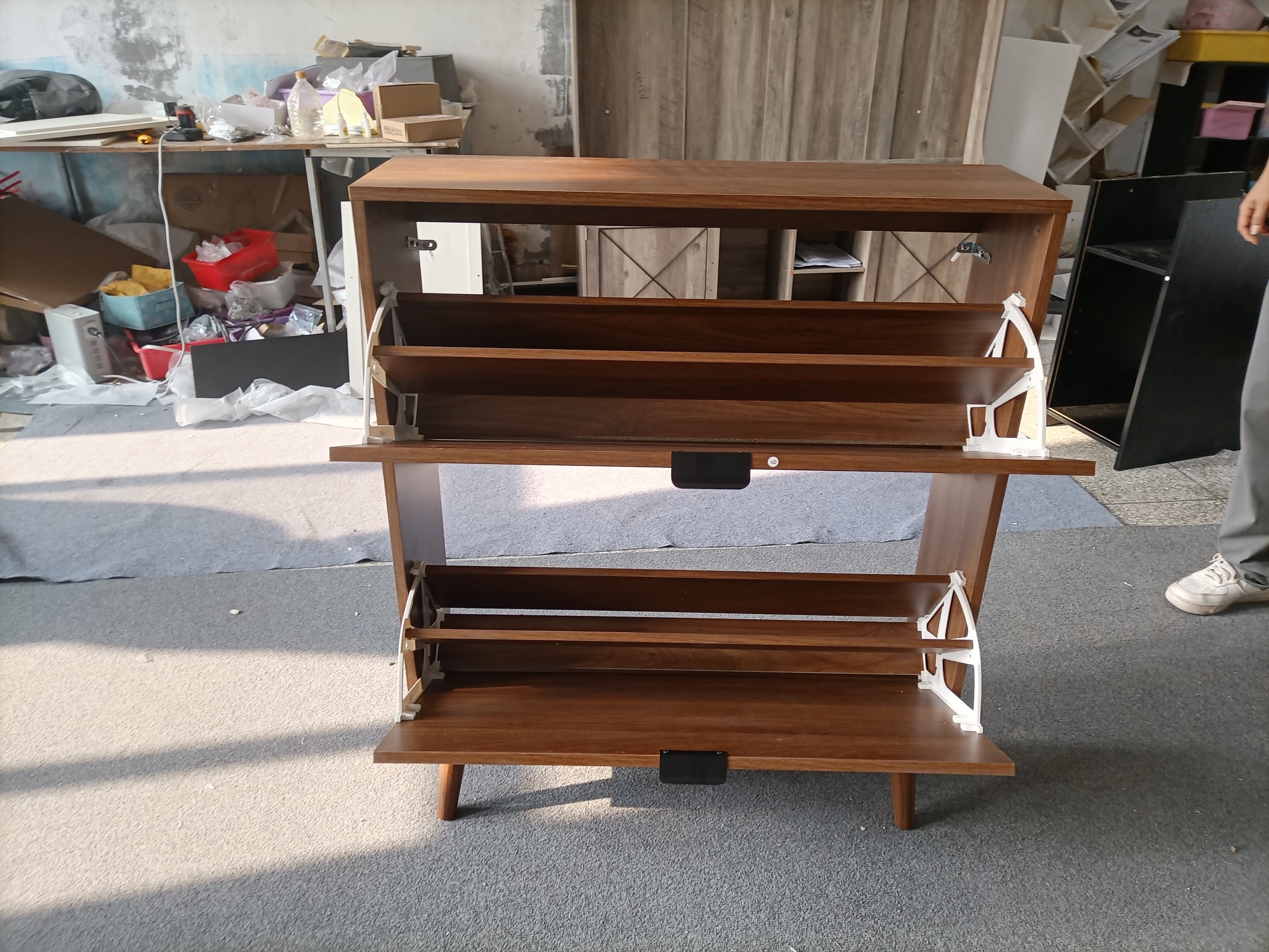 Medieval Modern Independent Shoe Cabinet