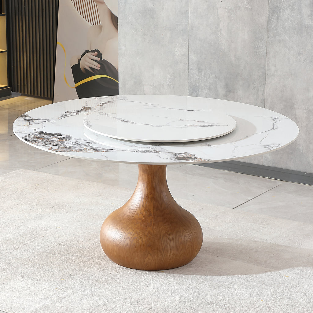 53" Round Sintered Stone Dining Table