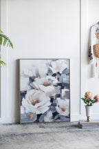32.3x40.2" Sarah Framed Floral Wall Art