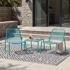 Kincaid Outdoor 3-Piece Conversation Set with Iron Frame