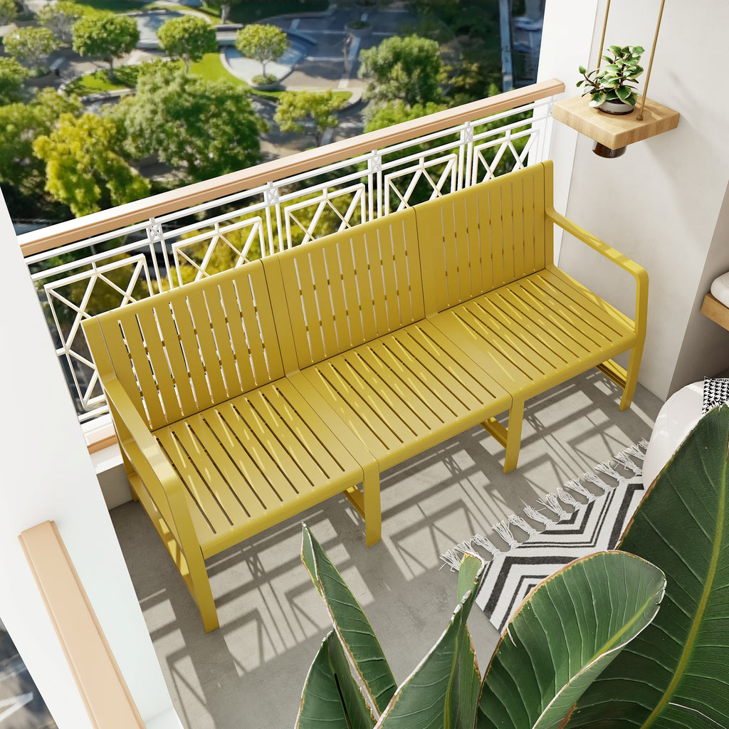 Summer 1-Piece Indoor/Outdoor 3-Seater Sofa