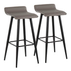 Contemporary Fixed-Height Bar Stool Set