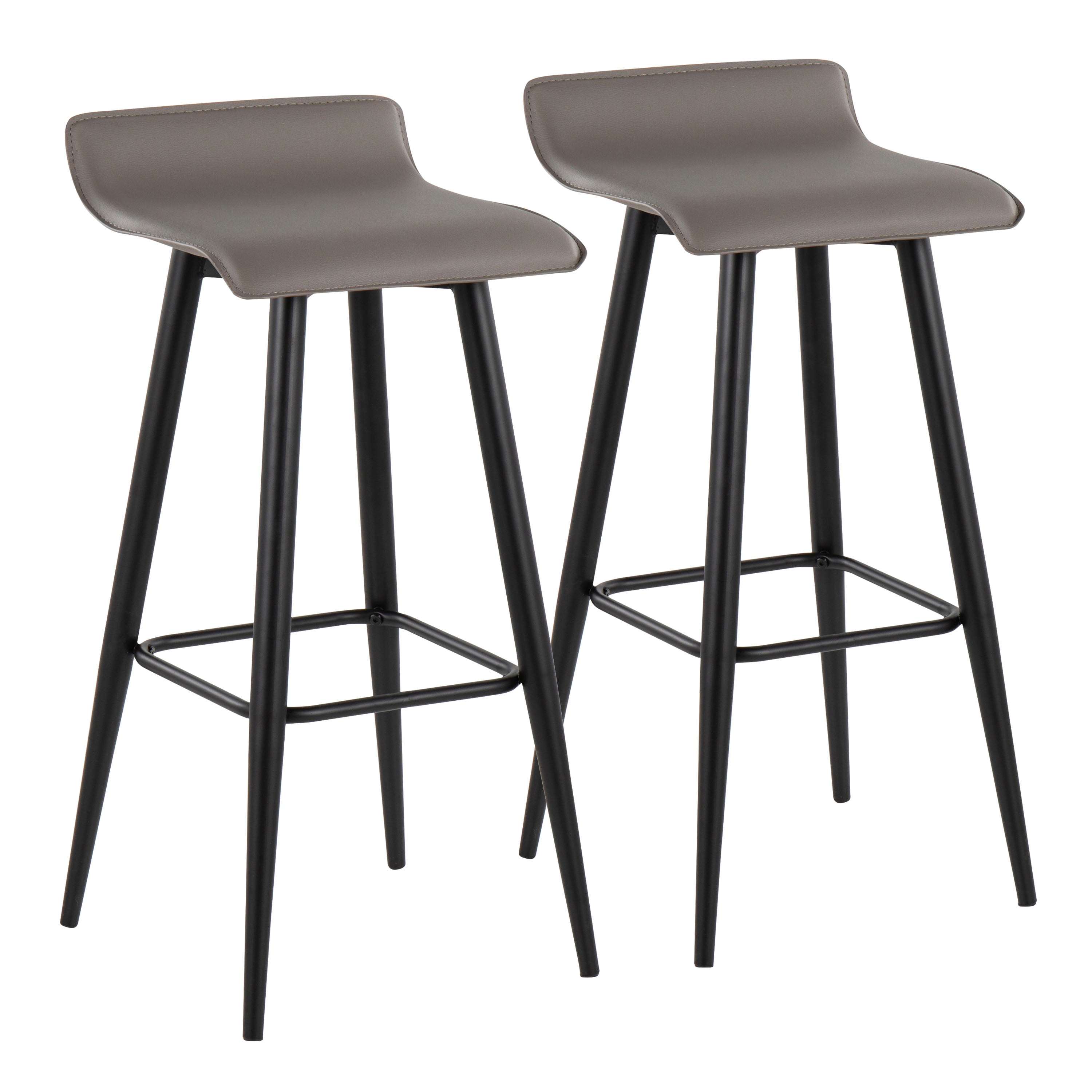 Contemporary Fixed-Height Bar Stool Set