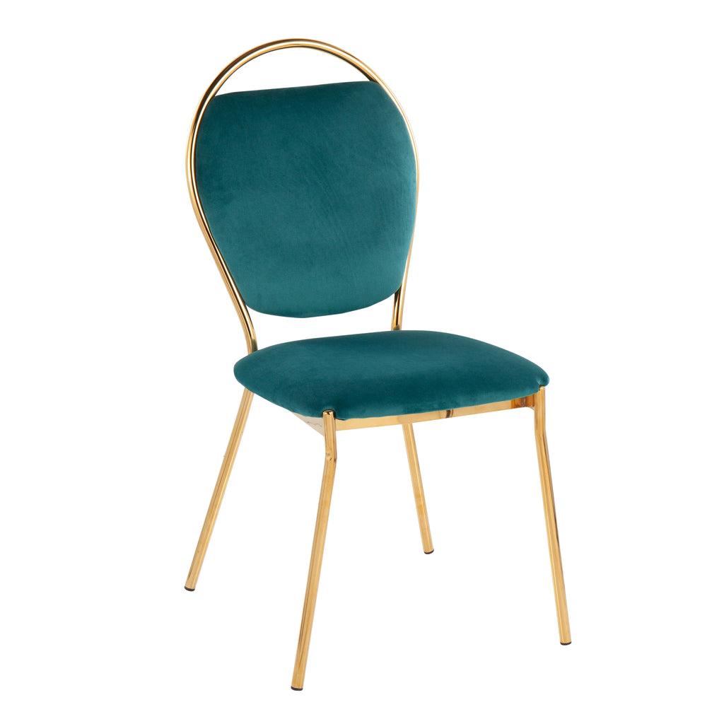 Contemporary Dining Chair in Velvet