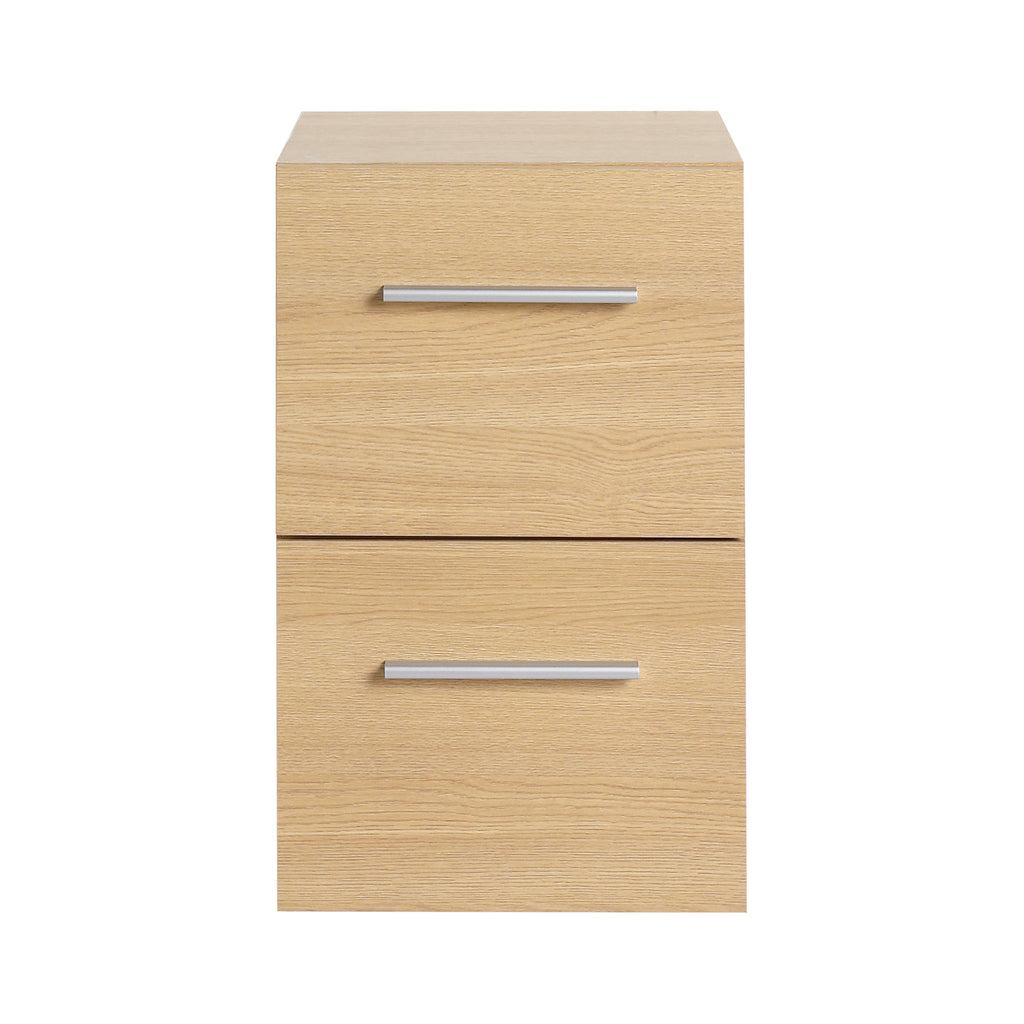 12" Floating Bathroom Vanity Drawer Base, Light