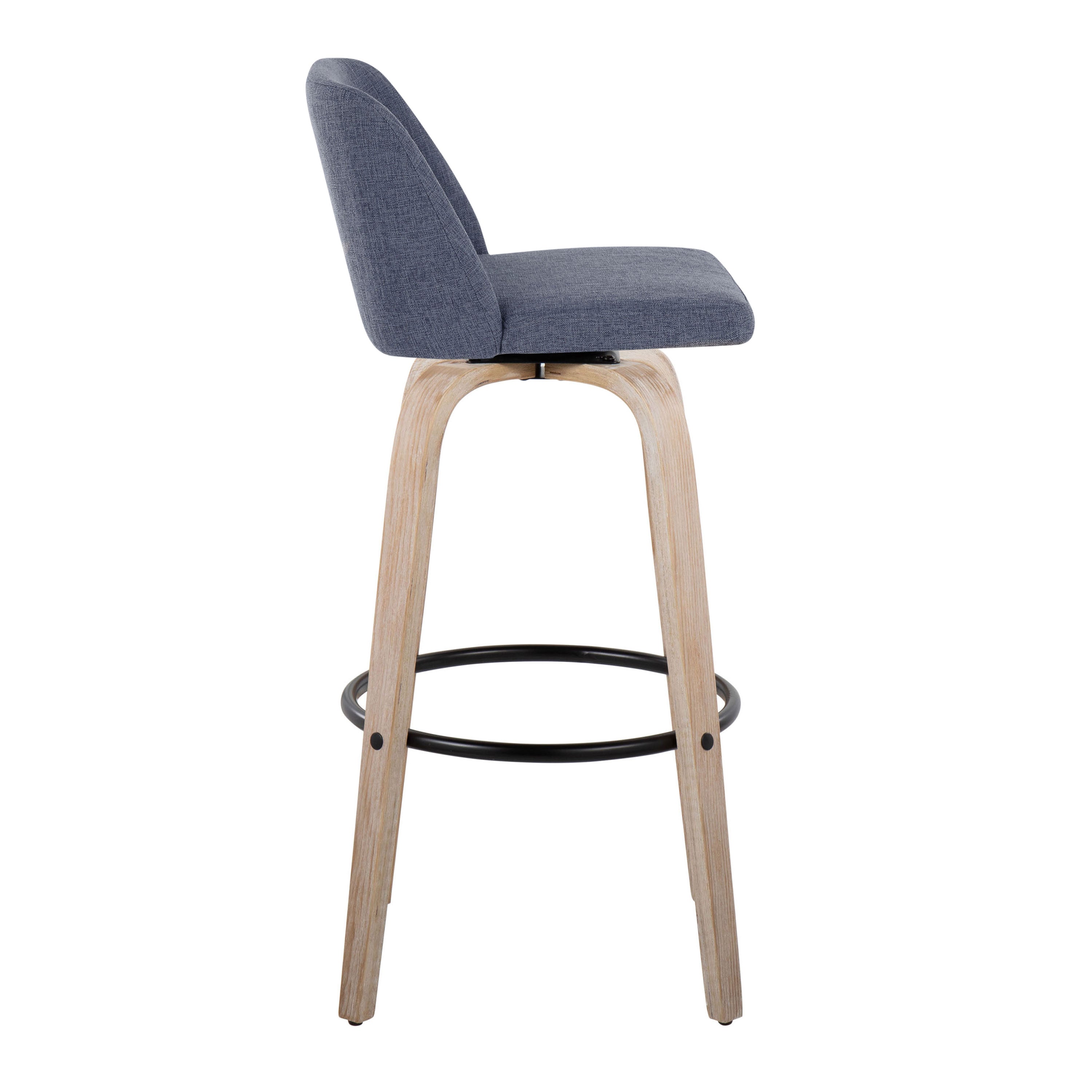 Contemporary Fixed-Height Barstool