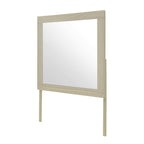 Elsa Natural Finish Large Scale Vanity Mirror