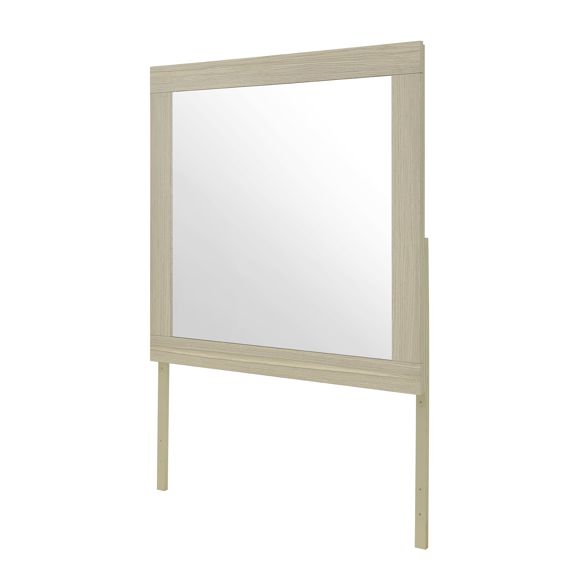 Elsa Natural Finish Large Scale Vanity Mirror