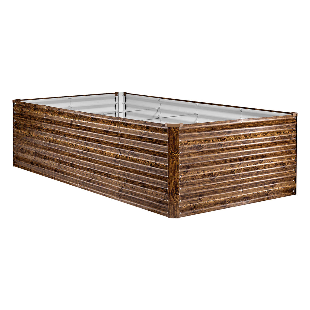 Galvanized Raised Garden Bed - 8 x 4 x 2 ft