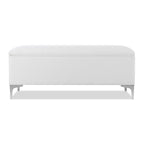 Madelyn 49" Modern Storage Bench, Bright