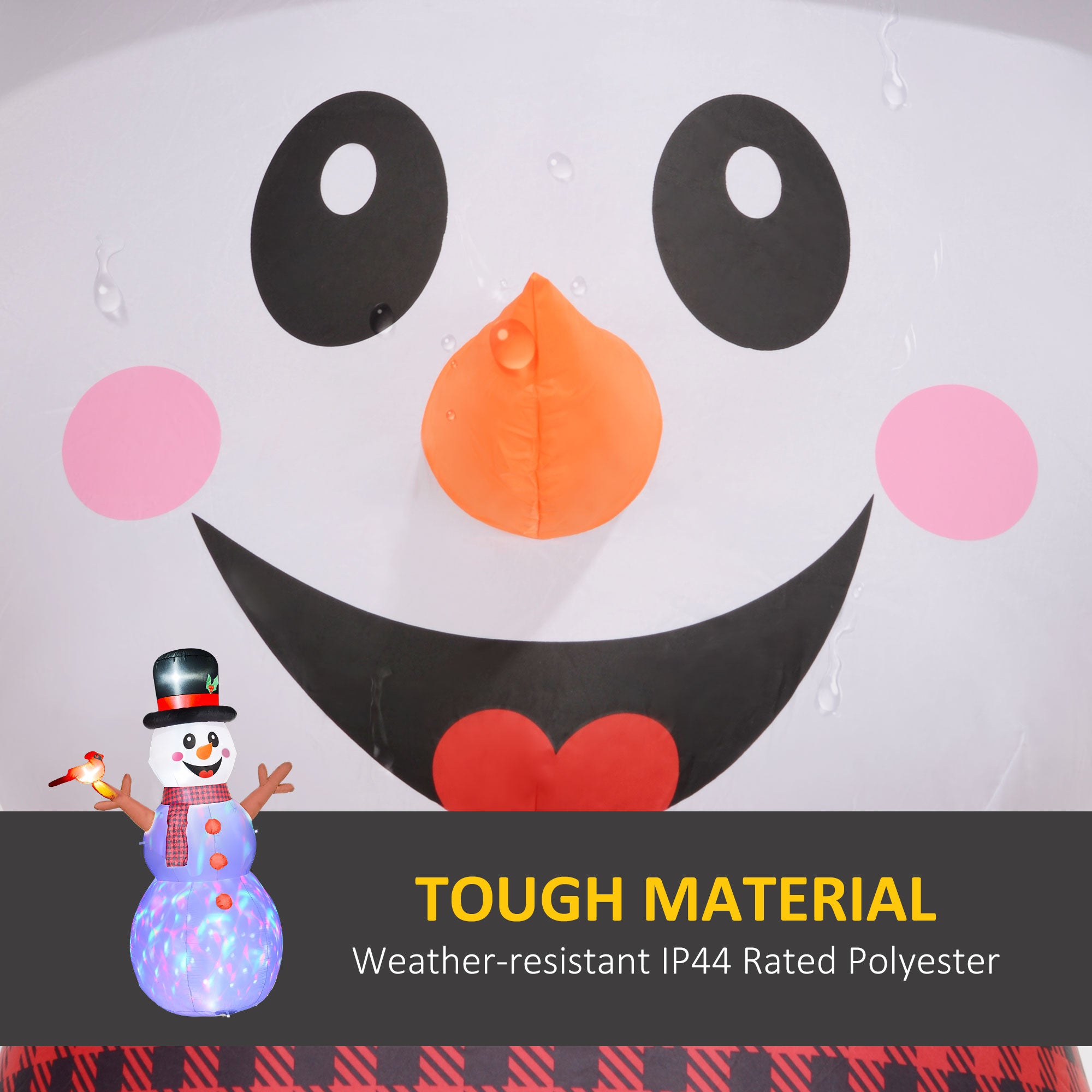 Outsunny 7.9' Christmas Inflatable Snowman