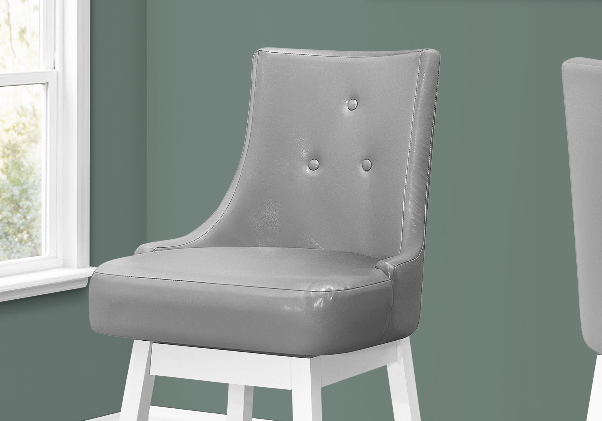 Bar Stool Set Of 2, Swivel, Bar Height