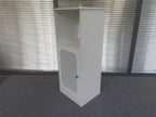 Bathroom Low Cabinet with Louvered Door