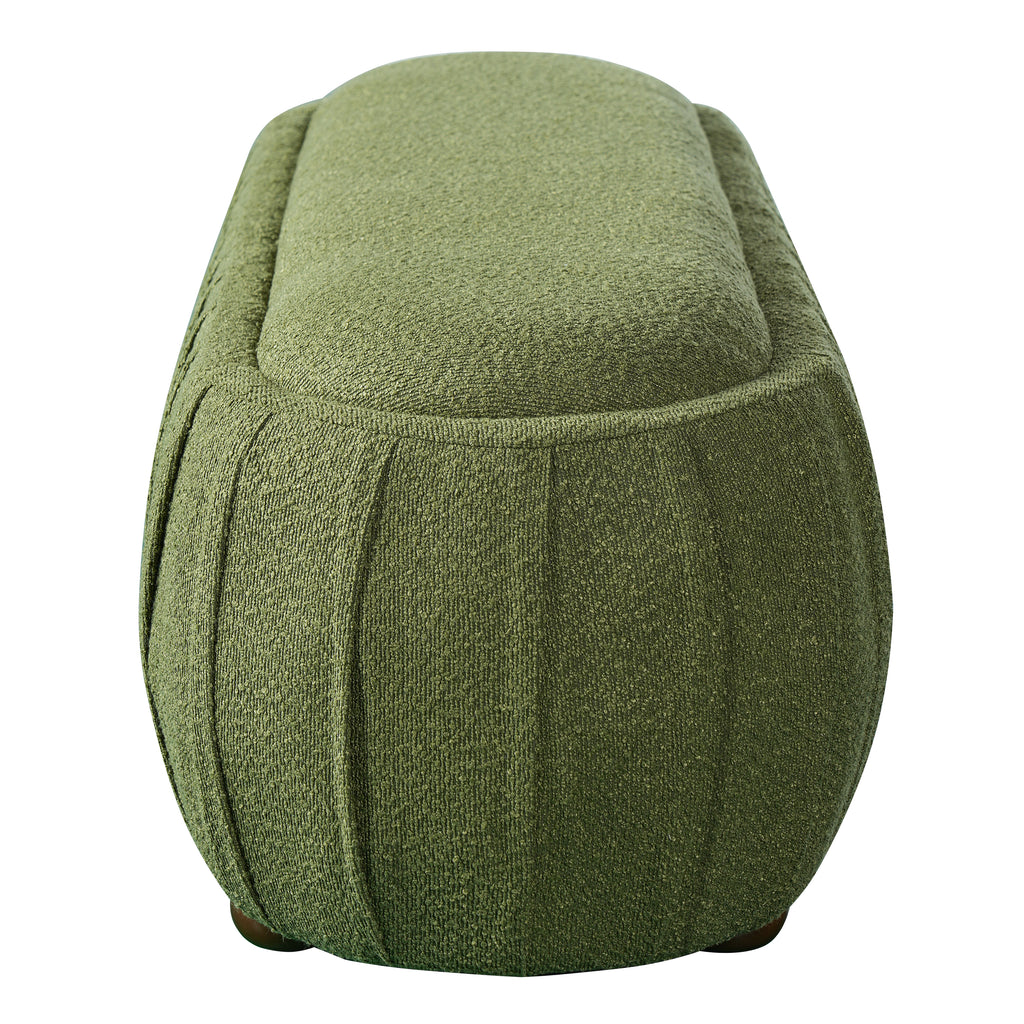 Upholstered Ottoman - Oval Shape