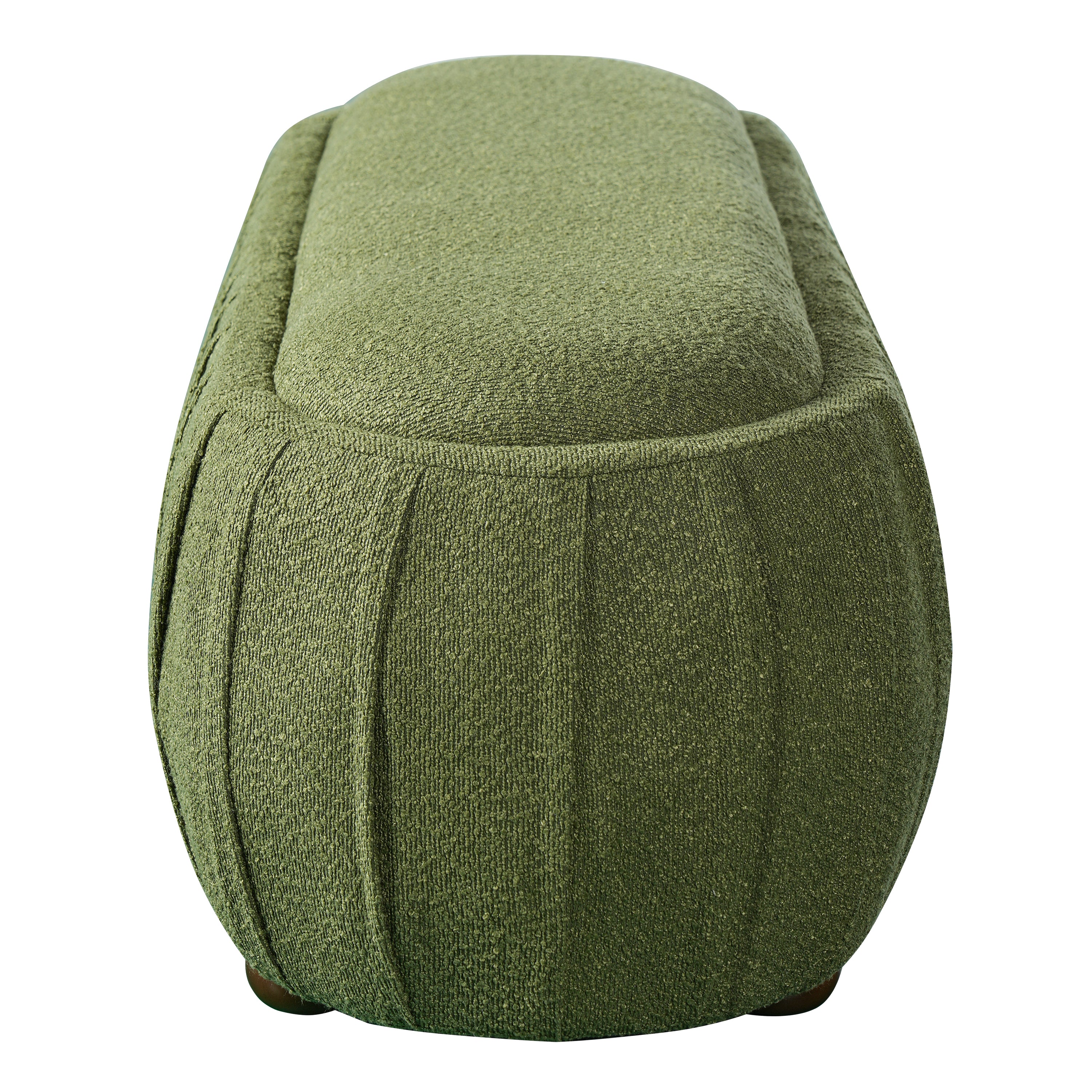 Upholstered Ottoman - Oval Shape