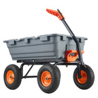 Poly Garden Dump Cart with Steel Frame