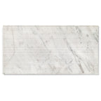 12x24 White Marble Wall Décor