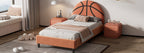 Basketball Design Upholstered Twin Platform Bed
