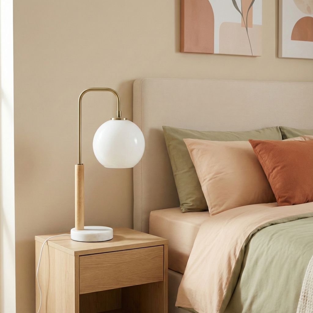 Auris Nordic Marble Table Lamp