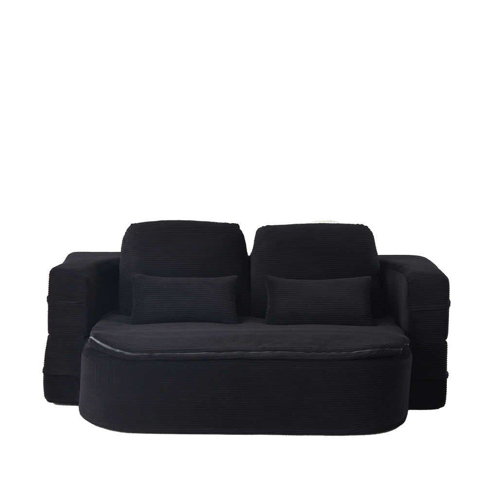 75'' 2-in-1 Foldable Sofa Bed