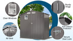 6X 3.6FT Metal Outdoor Storage Shed