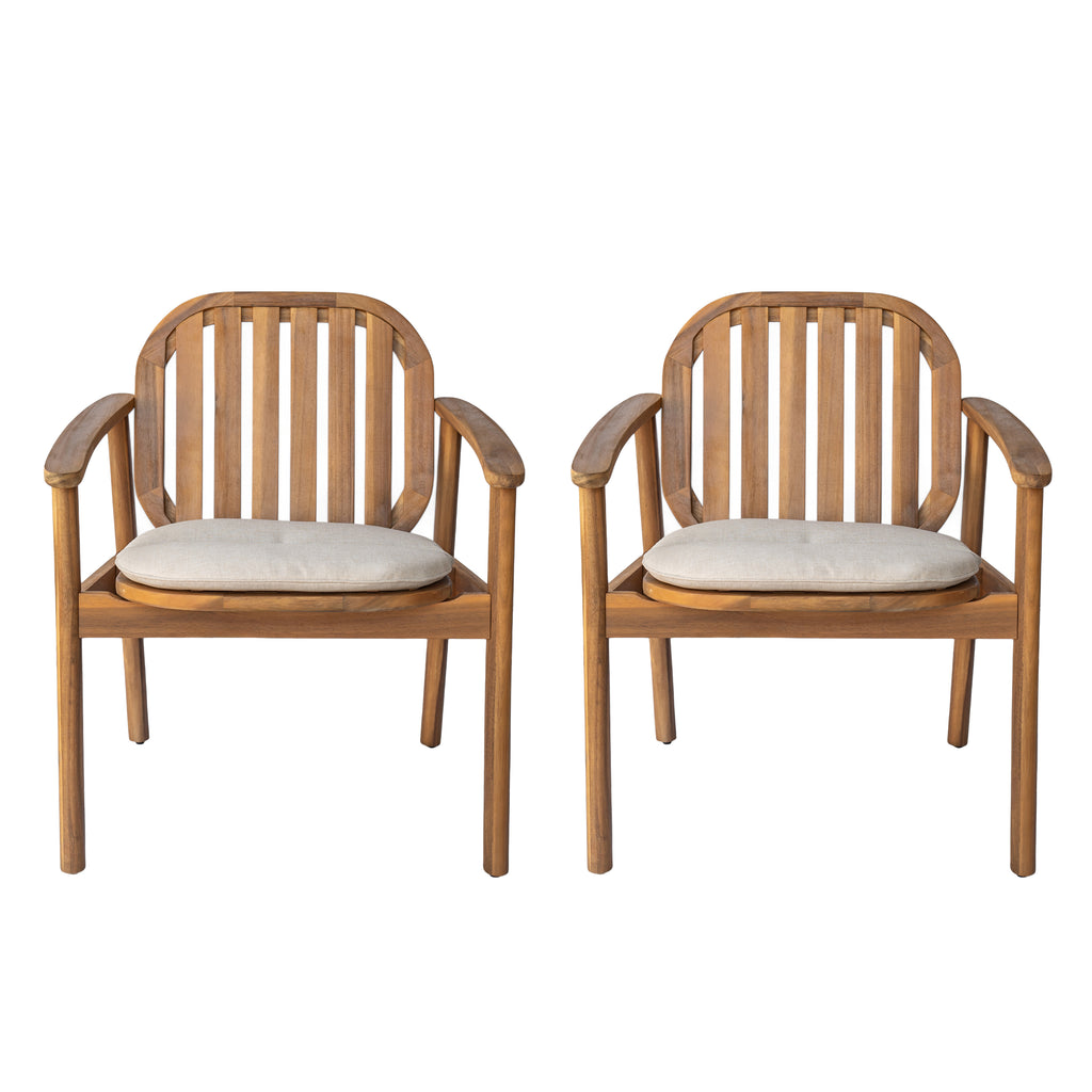 Meja Dining Chair With Cushion, Set of 2