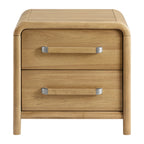 2-Drawer Nightstand with USB