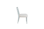 Ladderback Side Dining Chair Set of 2 in Ocean Finish