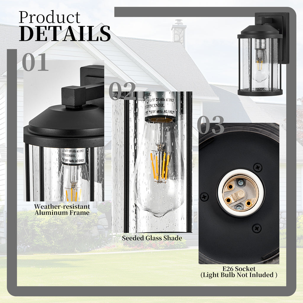 Outdoor Wall Sconces 2 Pack