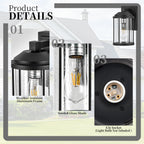 Outdoor Wall Sconces 2 Pack