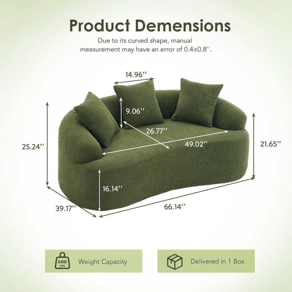 Compression Loveseat Sofa