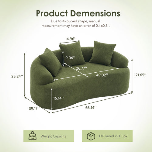 Compression Loveseat Sofa