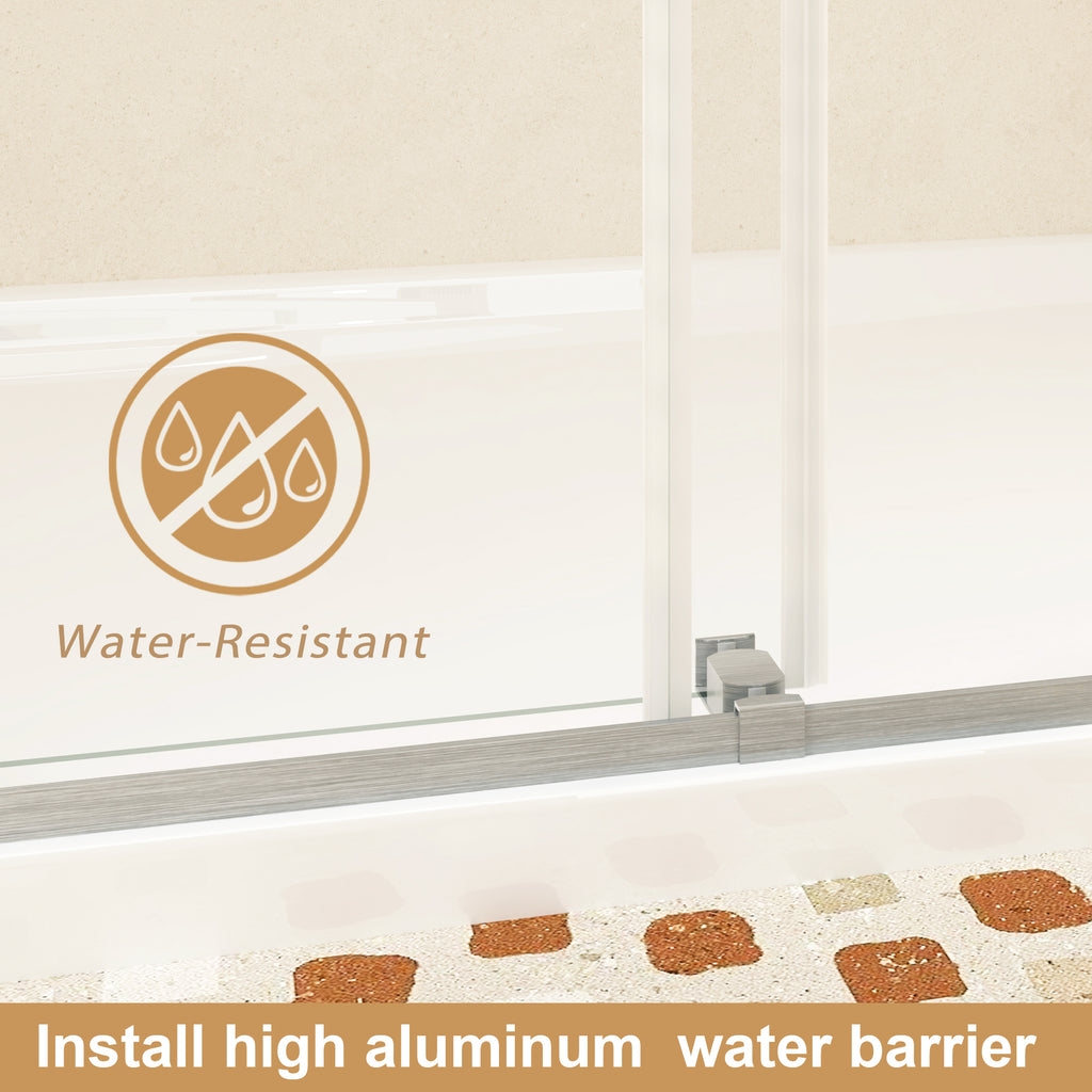 Frameless Sliding Glass Shower Doors